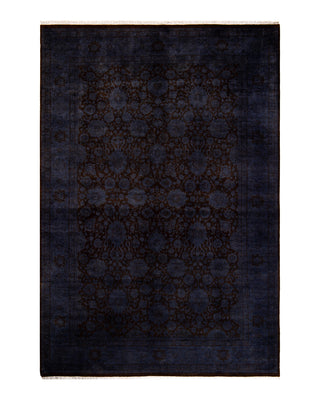 Modern Fine Vibrance Purple Area Rug 6' 1" x 9' 1"