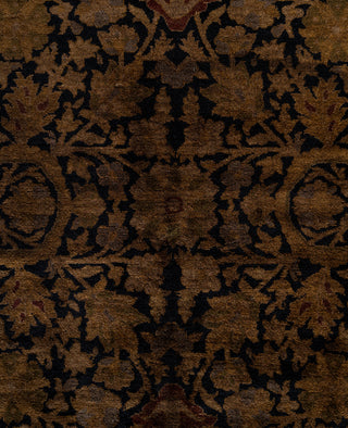 Overdyed One-of-a-Kind Wool Gold Area Rug 12' 2" x 15' 9"