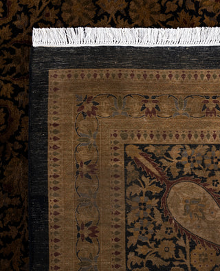 Overdyed One-of-a-Kind Wool Gold Area Rug 12' 2" x 15' 9"