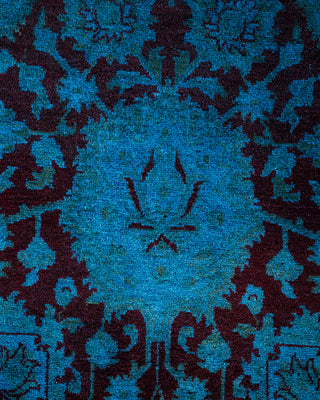 Contemporary Hand Knotted  Blue Area Rug 8' 4" x 10' 2"