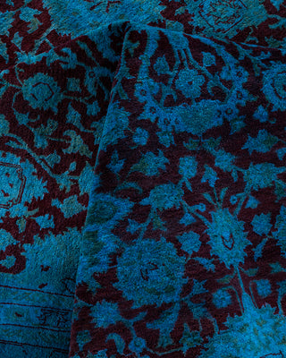 Contemporary Hand Knotted  Blue Area Rug 8' 4" x 10' 2"
