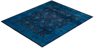 Contemporary Hand Knotted  Blue Area Rug 8' 4" x 10' 2"