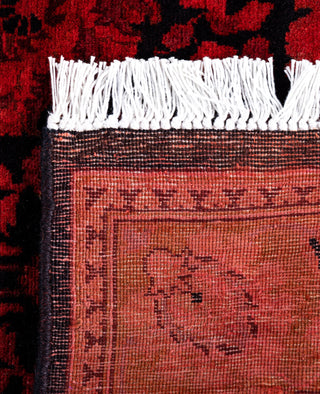 Overdyed Hand-Knotted Wool Modern-Contemporary Pink Runner 2' 7" x 6' 1"