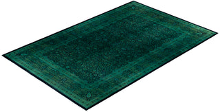 Overdyed One-of-a-Kind Wool Green Area Rug 12' 0" x 18' 7"