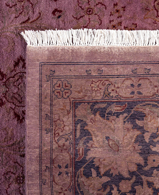 Overdyed Hand-Knotted Wool Modern-Contemporary Purple Area Rug 8' 3" x 10' 2"