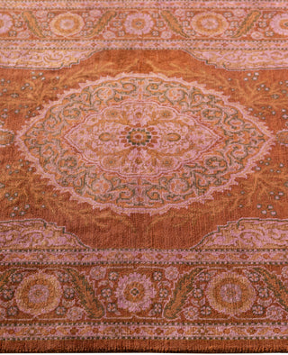 Overdyed Hand-Knotted Wool Modern-Contemporary Brown Area Rug 2' 8" x 4' 3"