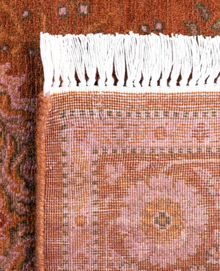 Overdyed Hand-Knotted Wool Modern-Contemporary Brown Area Rug 2' 8" x 4' 3"