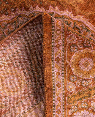 Overdyed Hand-Knotted Wool Modern-Contemporary Brown Area Rug 2' 8" x 4' 3"