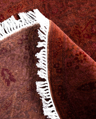 Fine Vibrance, One-of-a-Kind Hand-Knotted Area Rug  - Red, 3' 1" x 3' 1"