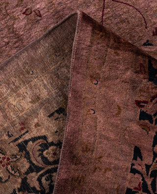 Overdyed Hand-Knotted Wool Modern-Contemporary Purple Area Rug 8' 2" x 10' 5"