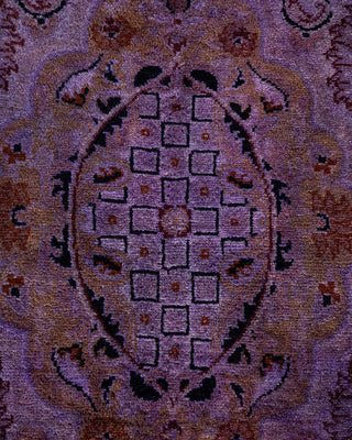 Contemporary Fine Vibrance Purple Wool Area Rug - 8' 3" x 10' 3"