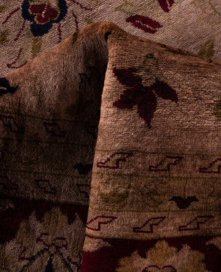 Fine Vibrance, One-of-a-Kind Hand-Knotted Area Rug  - Brown, 10' 3" x 13' 10"