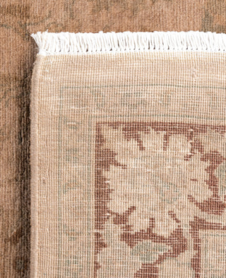 Contemporary Overdyed Wool Hand Knotted Beige Area Rug 4' 2" x 6' 5"