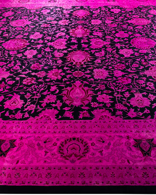 Fine Vibrance, One-of-a-Kind Hand-Knotted Area Rug  - Pink, 12' 2" x 18' 5"