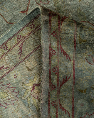 Contemporary Hand-Knotted Overdyed Gray Area Rug 8' 1" x 10' 5"