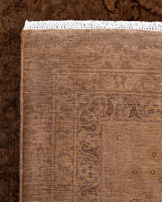 Fine Vibrance, One-of-a-Kind Hand-Knotted Area Rug  - Brown, 8' 3" x 10' 4"