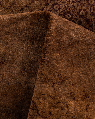 Fine Vibrance, One-of-a-Kind Hand-Knotted Area Rug  - Brown, 8' 3" x 10' 4"