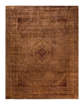 Fine Vibrance, One-of-a-Kind Hand-Knotted Area Rug  - Brown, 8' 3" x 10' 4"