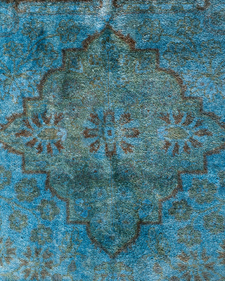 Fine Vibrance, One-of-a-Kind Hand-Knotted Area Rug  - Blue, 8' 1" x 10' 1"