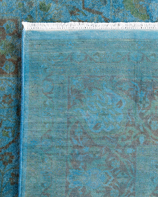 Fine Vibrance, One-of-a-Kind Hand-Knotted Area Rug  - Blue, 8' 1" x 10' 1"