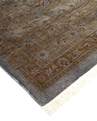 Modern Overdyed Hand Knotted Wool Gray Area Rug 10' 3" x 14' 3"