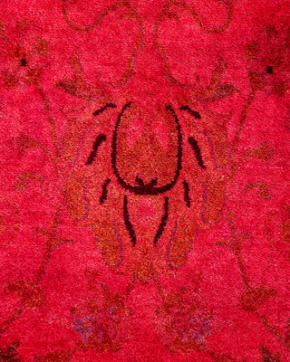 Overdyed Hand-Knotted Pink Area Rug 4' 8" x 7' 10"