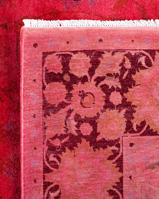 Overdyed Hand-Knotted Pink Area Rug 4' 8" x 7' 10"