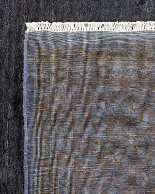 Contemporary Fine Vibrance Gray Wool Area Rug - 8' 1" x 10' 2"