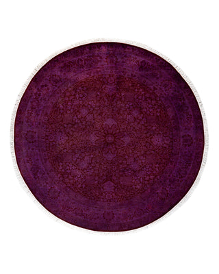 Modern Fine Vibrance Purple Area Rug 5' 1" x 5' 1"