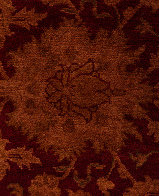 Overdyed Hand-Knotted Wool Modern-Contemporary Gold Area Rug 6' 1" x 9' 1"