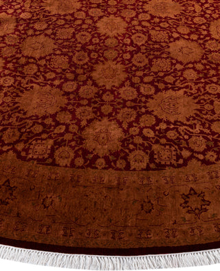 Overdyed Hand-Knotted Wool Modern-Contemporary Gold Area Rug 6' 1" x 9' 1"