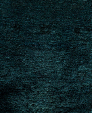 Contemporary Overdyed Wool Hand Knotted Green Area Rug 3' 3" x 5' 2"