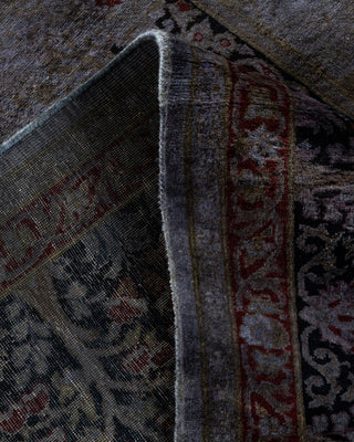 Contemporary Hand Knotted  Gray Square Area Rug 7' 10" x 8' 5"