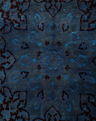 Overdyed Hand-Knotted Gray Area Rug 12' 1" x 17' 10"