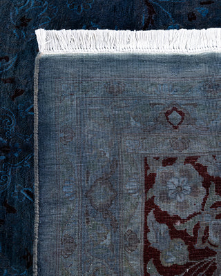 Overdyed Hand-Knotted Gray Area Rug 12' 1" x 17' 10"