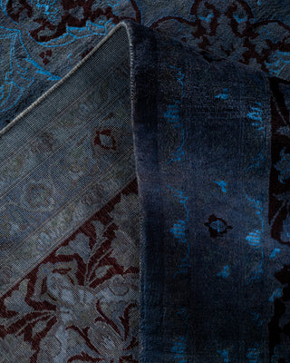 Overdyed Hand-Knotted Gray Area Rug 12' 1" x 17' 10"
