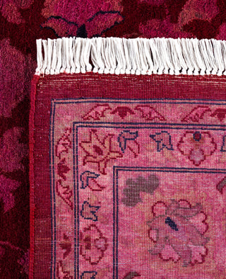 Overdyed Hand-Knotted Wool Modern-Contemporary Purple Area Rug 8' 0" x 10' 0"