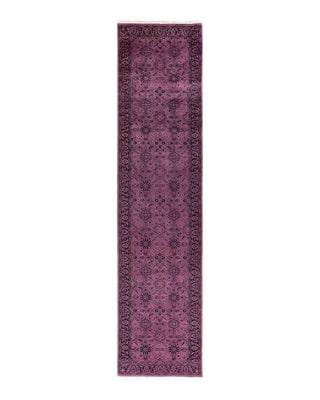 Contemporary Fine Vibrance Pink Wool Area Rug 3' 0" x 13' 1"