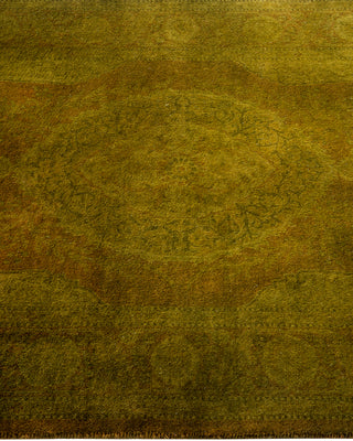 Modern Overdyed Hand Knotted Wool Gold Area Rug 2' 7" x 4' 2"