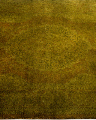 Contemporary Hand Knotted Overdyed Gold Area Rug 2' 7" x 4' 2"