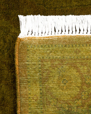 Contemporary Hand Knotted Overdyed Gold Area Rug 2' 7" x 4' 2"