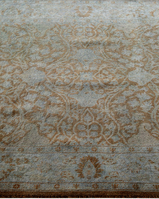 Modern Overdyed Hand Knotted Wool Brown Area Rug 3' 1" x 5' 6"