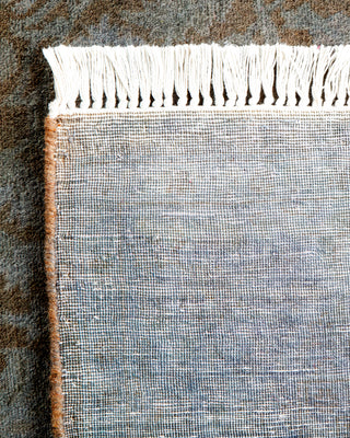 Contemporary Hand-Knotted Overdyed Brown Area Rug 3' 1" x 5' 6"