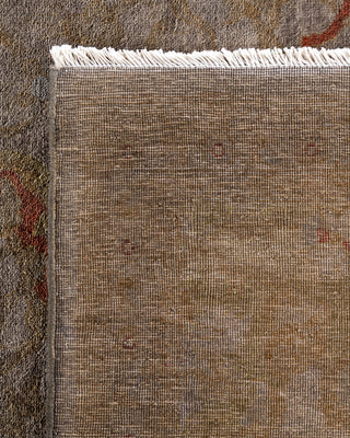 Contemporary Hand-Knotted Overdyed Gray Area Rug 8' 1" x 10' 0"
