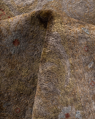 Contemporary Hand-Knotted Overdyed Gray Area Rug 8' 1" x 10' 0"