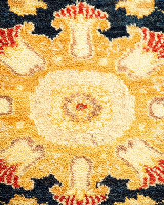 Traditional Hand Knotted Blue Area Rug 4' 8" x 7' 2"