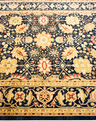 Traditional Hand Knotted Blue Area Rug 4' 8" x 7' 2"