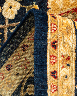 Traditional Hand Knotted Blue Area Rug 4' 8" x 7' 2"