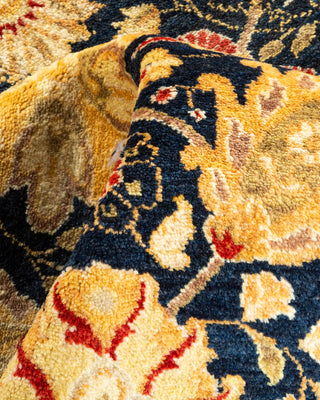 Traditional Hand Knotted Blue Area Rug 4' 8" x 7' 2"