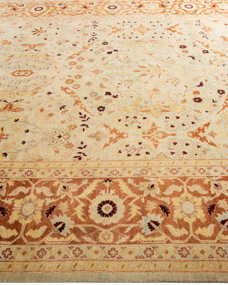 Traditional Hand-Knotted Beige Area Rug 8' 1" x 10' 4"